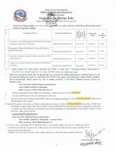 Invitation for the Online Bids (Publication Date 2019 Nov- 27)