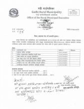 प्रस्तावना पेश गर्ने सम्बन्धी सूचना |