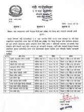 भेडा बाख्राहरुका लागि निशुल्क पि.पि.आर (PPR) रोग बिरुद्ध खोप लगाउने सम्बन्धी जरुरी सूचना ।