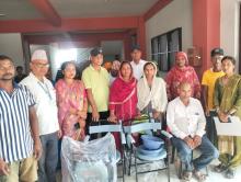 अपाङ्गता भएका व्यक्तिहरुलाई सहायक सामग्री वितरण कार्यक्रमको केही तस्बिरहरु ।