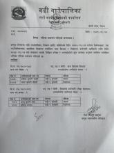 नतिजा प्रकाशन गरिएको सम्बन्धी सूचना।